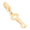 Waterproof Gold Plated Stainless Steel Key Charm