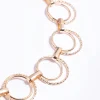 Gold Double Circle Link Belt