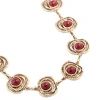 130-antique-gold-organic-circle-dark-red-stones-belt-1.webp Antique Gold Organic Circle Dark Red Stones Belt