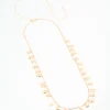 Genuine Shell & Gold Ribbed Shell Waist Chain