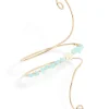 1305-gold-turquoise-semi-precious-stones-arm-cuff-1.webp Gold Turquoise Semi Precious Stones Arm Cuff