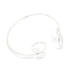 Silver Open Swirl Arm Cuff