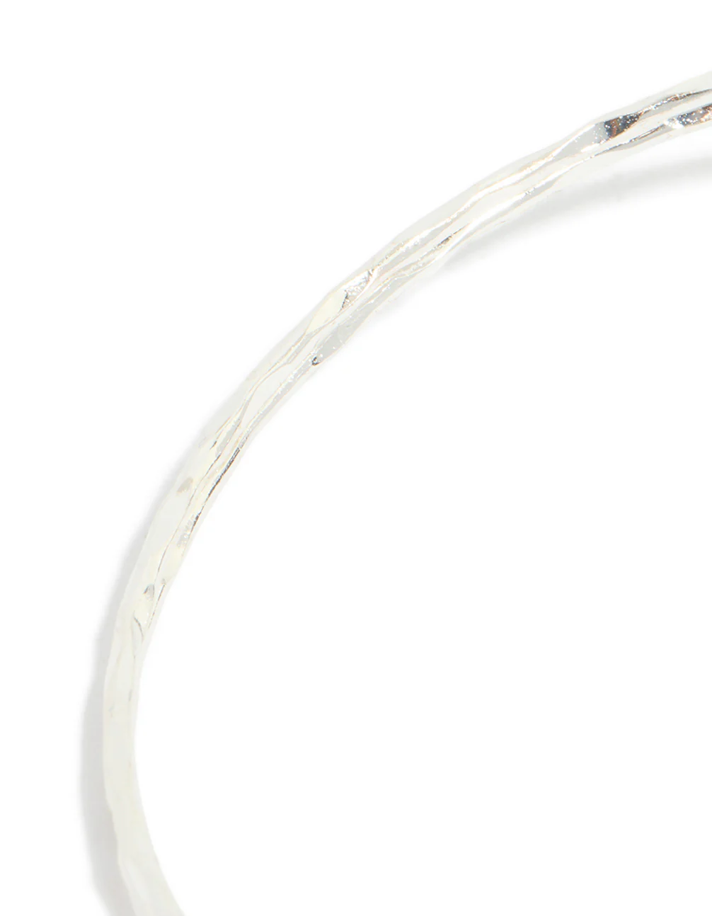 Silver Open Swirl Arm Cuff