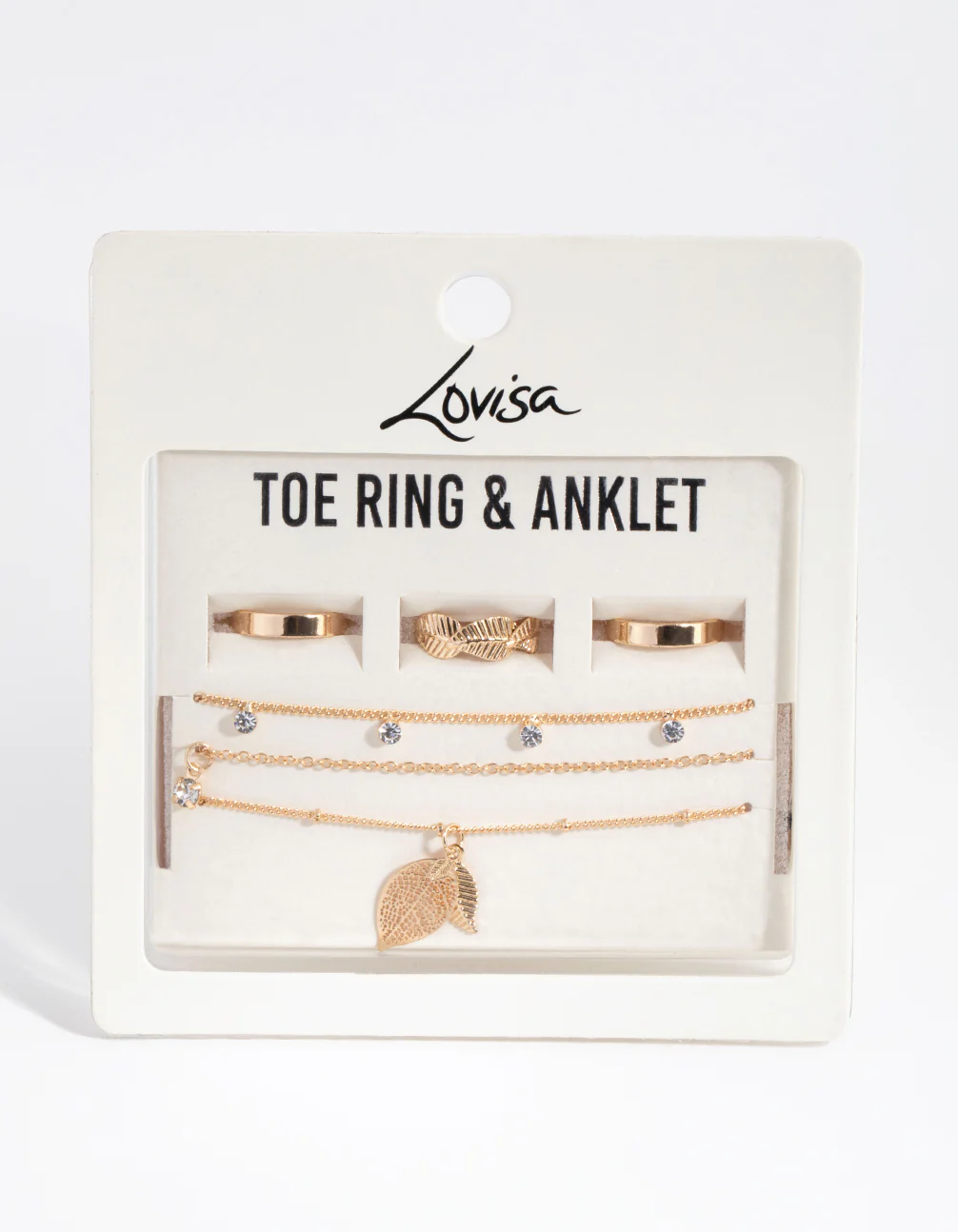 1327-gold-leaf-anklet-toe-ring-6-pack-set-3.webp Gold Leaf Anklet & Toe Ring 6-Pack Set