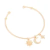 Gold Celestial Charms Arm Cuff