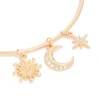 Gold Celestial Charms Arm Cuff