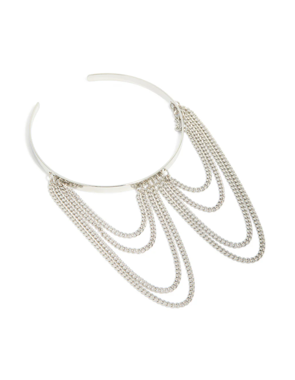 1335-silver-diamante-chains-drop-arm-cuff-1.webp Silver Diamante Chains Drop Arm Cuff