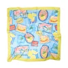 Blue Fabric 'Paradise' Vacation Print Scarf