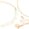 Gold Shell & Star Fish  Anklets 3-Pack