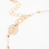 Gold Pearl Disc & Twisted Anklets 3-Pack