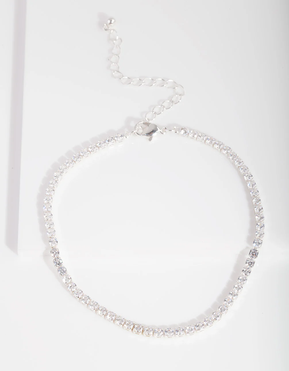 1349-silver-cubic-zirconia-cup-chain-anklet-1.webp Silver Cubic Zirconia Cup Chain Anklet