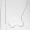 1349-silver-cubic-zirconia-cup-chain-anklet-2.webp Silver Cubic Zirconia Cup Chain Anklet