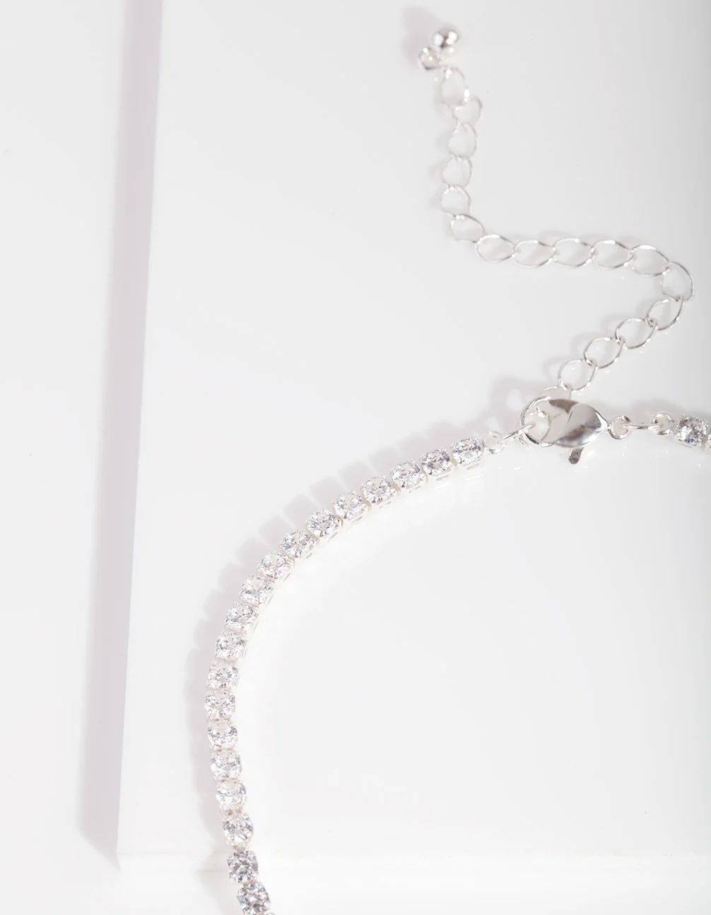 1349-silver-cubic-zirconia-cup-chain-anklet-3.webp Silver Cubic Zirconia Cup Chain Anklet