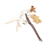 1359-silver-crochet-bear-brown-bows-key-chain-1.webp Silver Crochet Bear & Brown Bows Key Chain
