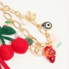 1363-red-crochet-fruit-fabric-key-chain-3.webp Red Crochet Fruit Fabric Key Chain