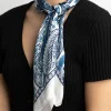 1364-blue-floral-paisley-print-bandana-hair-scarf-2.webp Blue Floral Paisley Print Bandana Hair Scarf