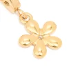 Waterproof Gold Plated Stainless Steel Flower Diamante Charm