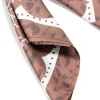 Western Leopard Print Fabric Scarf