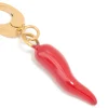 Waterproof Gold Plated Stainless Steel Red Chilli Charm