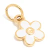 1381-waterproof-gold-plated-stainless-steel-white-enamel-daisy-charm-1.webp Waterproof Gold Plated Stainless Steel White Enamel Daisy Charm