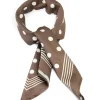 1383-brown-polka-dot-print-scarf-1.webp Brown Polka Dot Print Scarf