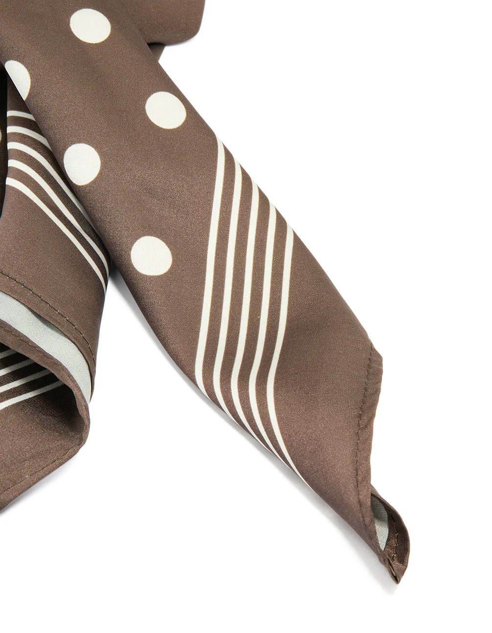 1383-brown-polka-dot-print-scarf-3.webp Brown Polka Dot Print Scarf