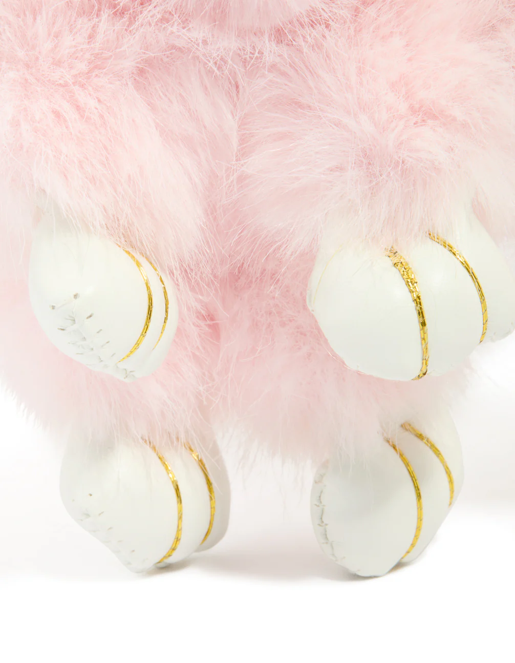 Kids Pink Fabric Bunny Key Chain
