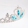 1401-kids-silver-aqua-diamante-tiara-headband-3.webp Kids Silver & Aqua Diamante Tiara Headband