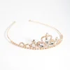 Kids Gold Diamante Tiara Headband