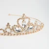 Kids Gold Diamante Tiara Headband