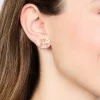 1409-gold-plated-acrylic-flower-cluster-earrings-2.webp Gold Plated Acrylic Flower Cluster Earrings