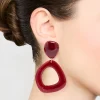 1413-red-acrylic-organic-open-square-oval-drop-earrings-2.webp Red Acrylic Organic Open Square Oval Drop Earrings