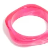 Gold & Hot Pink Acrylic Bangles 2-Pack