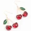 1421-cherry-leaf-acrylic-drop-earrings-1.webp Cherry Leaf Acrylic Drop Earrings