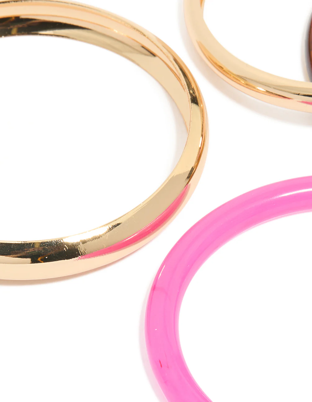 1429-gold-pink-acrylic-bangles-4-pack-2.webp Gold & Pink Acrylic Bangles 4-Pack