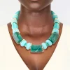 1431-aqua-turquoise-acrylic-beaded-square-round-chunky-necklace-2.webp Aqua & Turquoise Acrylic Beaded Square & Round Chunky Necklace