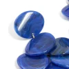 1435-dark-blue-acrylic-circles-waterfall-drop-earrings-4.webp Dark Blue Acrylic Circles Waterfall Drop Earrings