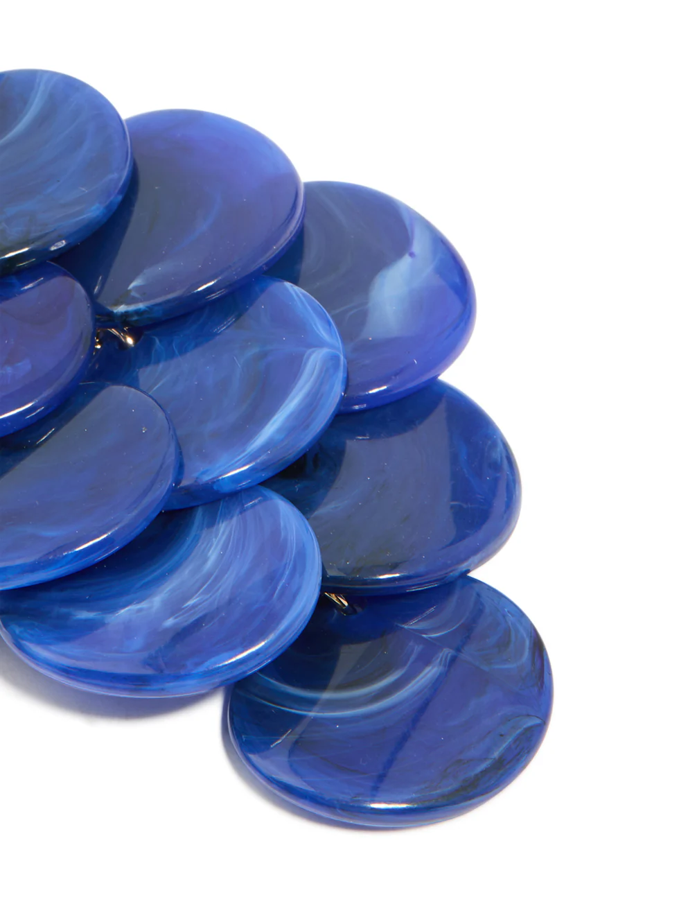 1435-dark-blue-acrylic-circles-waterfall-drop-earrings-5.webp Dark Blue Acrylic Circles Waterfall Drop Earrings