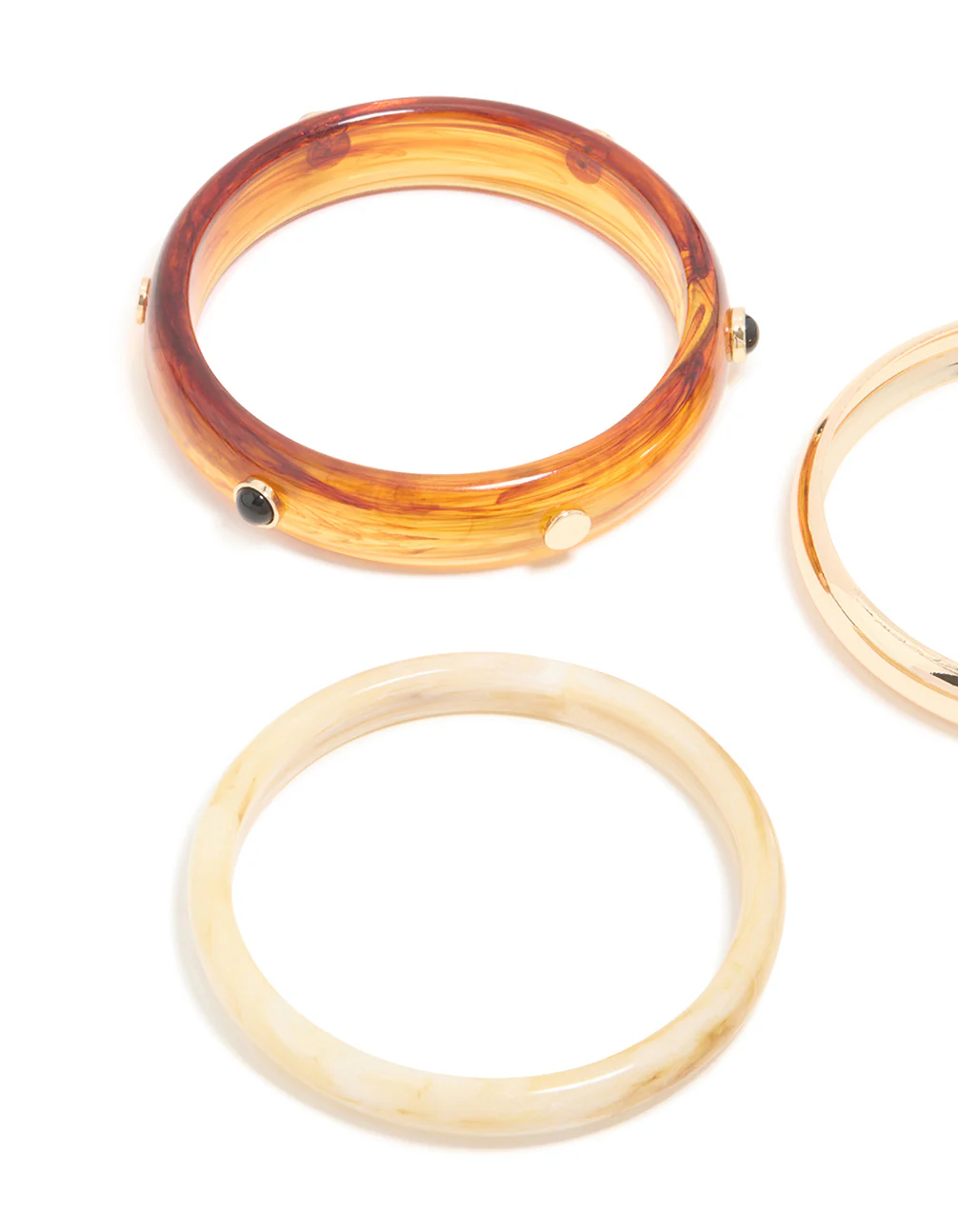 1436-gold-brown-acrylic-bangles-3-pack-2.webp Gold & Brown Acrylic Bangles 3-Pack
