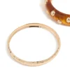 Gold & Brown Acrylic Studded Bangles 2-Pack