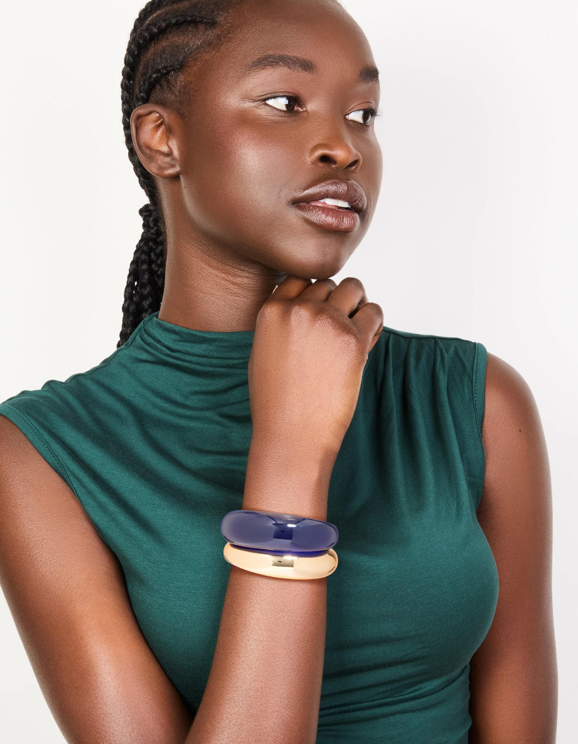 1438-gold-dark-blue-acrylic-bubble-wrist-cuffs-2-pack-3.jpg Gold & Dark Blue Acrylic Bubble Wrist Cuffs 2-Pack