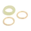 1442-gold-plated-acrylic-cubic-zirconia-rings-3-pack-2.webp Gold Plated Acrylic & Cubic Zirconia Rings 3-Pack