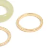 1443-s-m-s-m-variation-5.webp Gold Plated Acrylic & Cubic Zirconia Rings 3-Pack