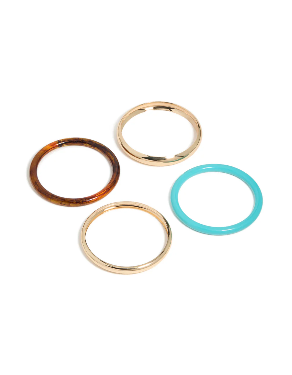 1446-gold-mixed-acrylic-bangles-4-pack-1.webp Gold & Mixed Acrylic Bangles 4-Pack