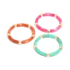 1447-worn-gold-pink-turquoise-acrylic-stretch-link-bracelets-3-pack-2.webp Worn Gold Pink & Turquoise Acrylic Stretch Link Bracelets 3-Pack