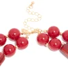 1450-red-acrylic-beaded-layered-necklace-3.webp Red Acrylic Beaded Layered Necklace