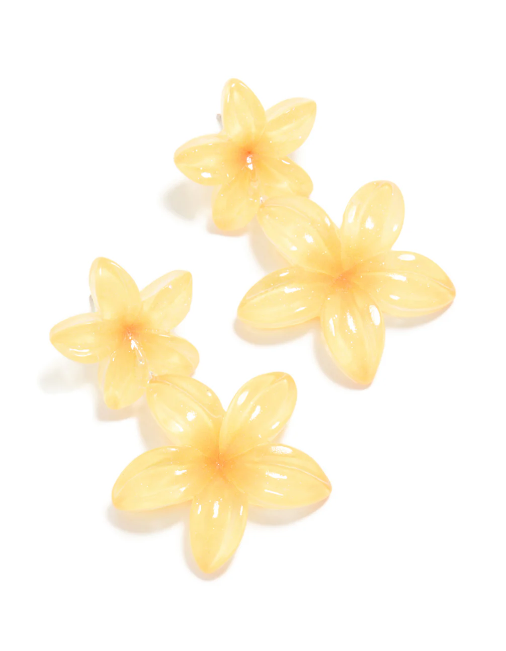 1452-yellow-acrylic-frangipani-flower-drop-earrings-1.webp Yellow Acrylic Frangipani Flower Drop Earrings