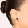 1454-burgundy-acrylic-frangipani-flower-stud-earrings-1.webp Burgundy Acrylic Frangipani Flower Stud Earrings