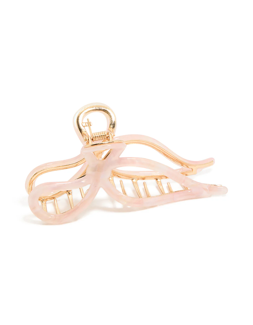 1461-light-pink-acrylic-bow-hair-claw-clip-2.webp Light Pink Acrylic Bow Hair Claw Clip