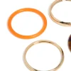 Gold & Brown Acrylic Bangles 4-Pack